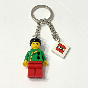 Vtg LEGO Jing Lee The Wanderer Minifigure Keychain Adventurers Orient Expedition